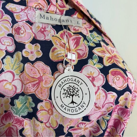 NWT Floral Mahogany Pink Robe - Large - Picture 9 of 9